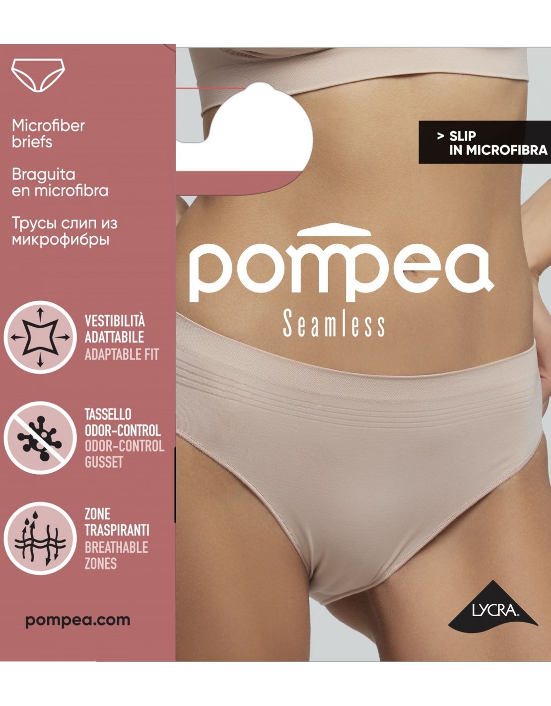 Comprar Pack 3 Bragas Bikini alto pompea costuras planas Online