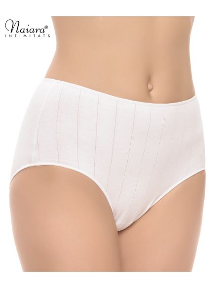 Pack 6 Bragas Naiara ®  corte Medio Algodón canale