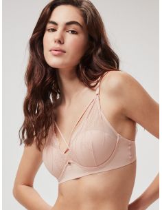 Conjunto Sujetador bralette copas B y C + Braga con...