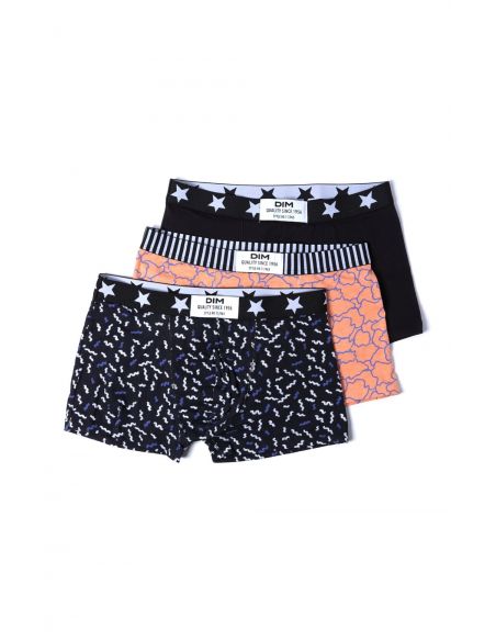 Pack x 3 Boxer Dim estampado estrella surtidos