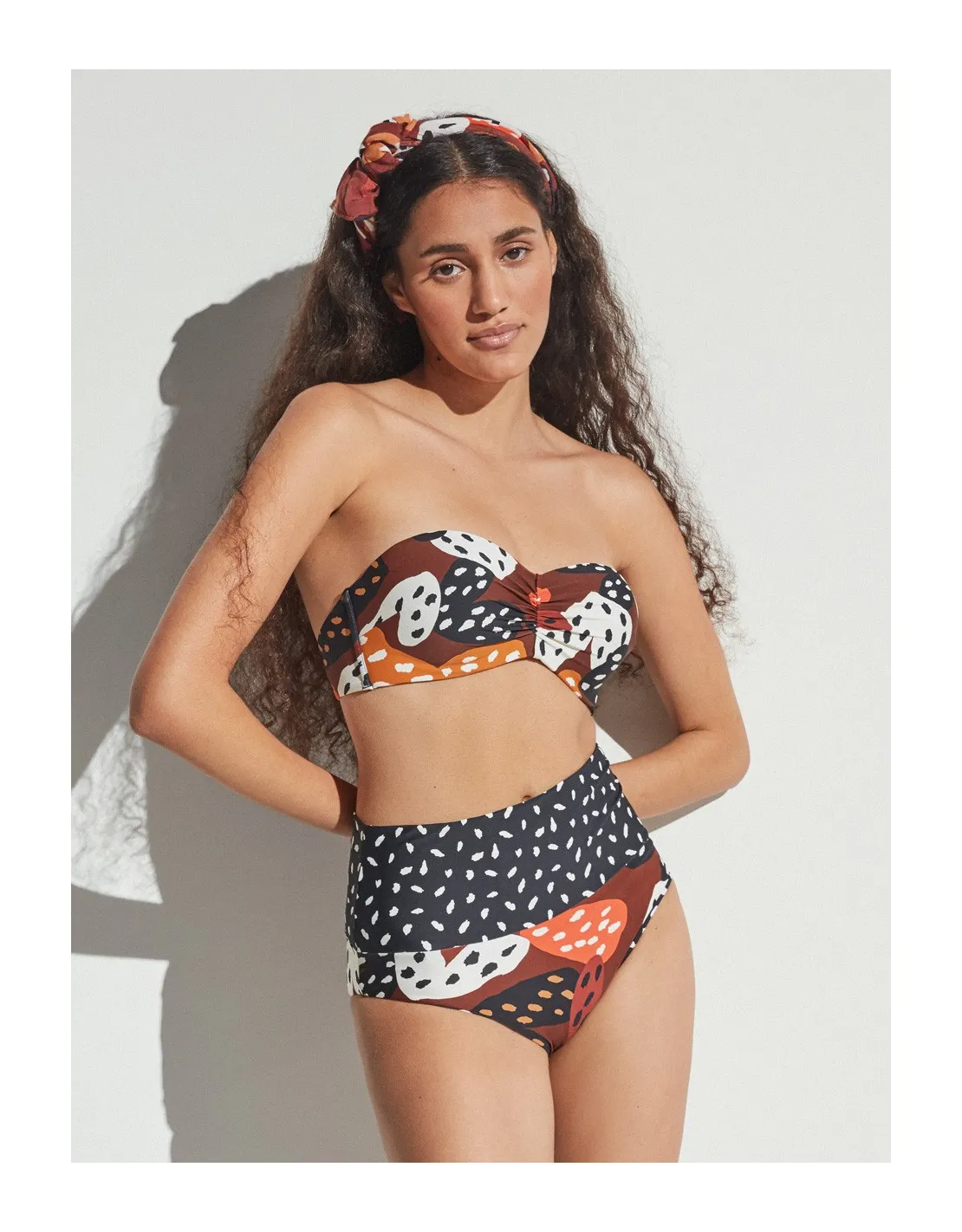 Derritiendo Permitirse esta Comprar Bikini braga alta estampado gisela ® tirantes desmontables online -  Saldos Canarias