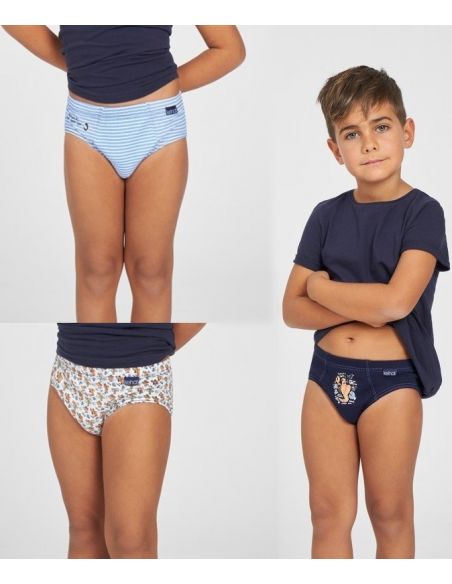 Pack AHORRO 6 SLIPS para niño