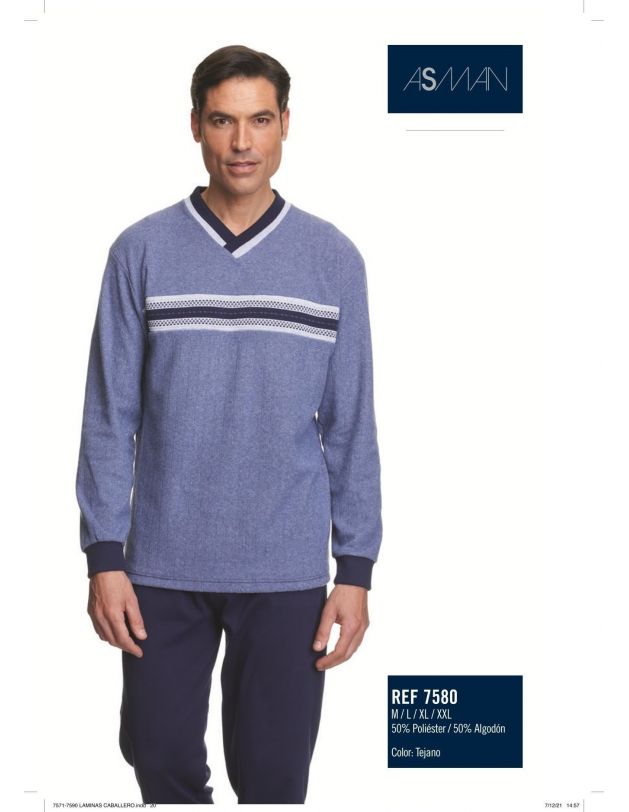 Pijama clasico diseño italiano...