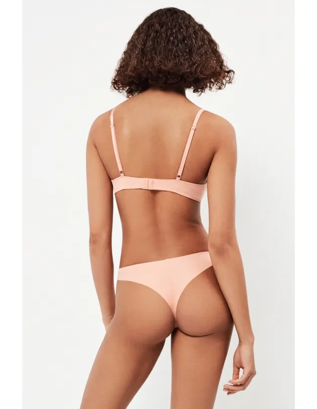 Conjunto con aros tull encaje braguita bikini...