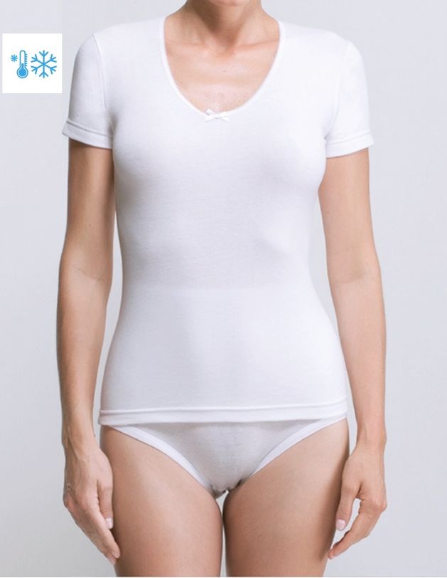 Comprar Camiseta térmica de hombre Manga corta Blanco? Calidad y ahorro