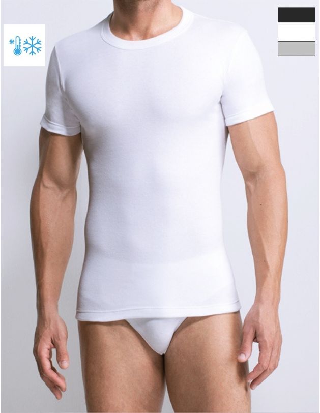 Comprar Camiseta TERMICA CALOR NATURAL manga corta cuello Redondo Online -  Saldos Canarias