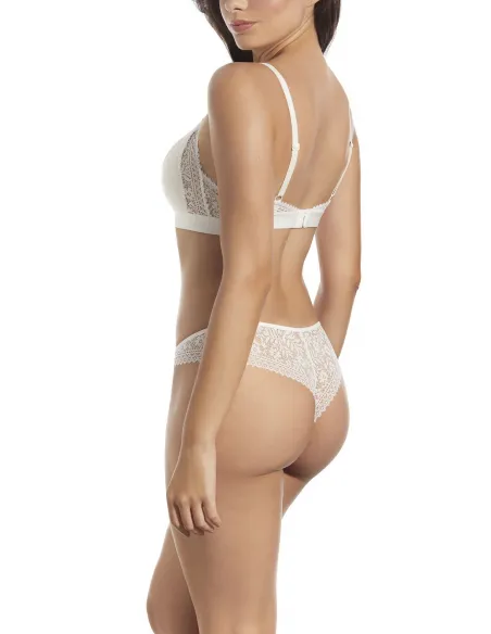 Conjunto marcela sin aros Brasileña encaje colección Girl selene